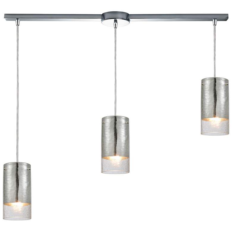 Image 1 Tallula 38" Wide 3-Light Pendant - Polished Chrome