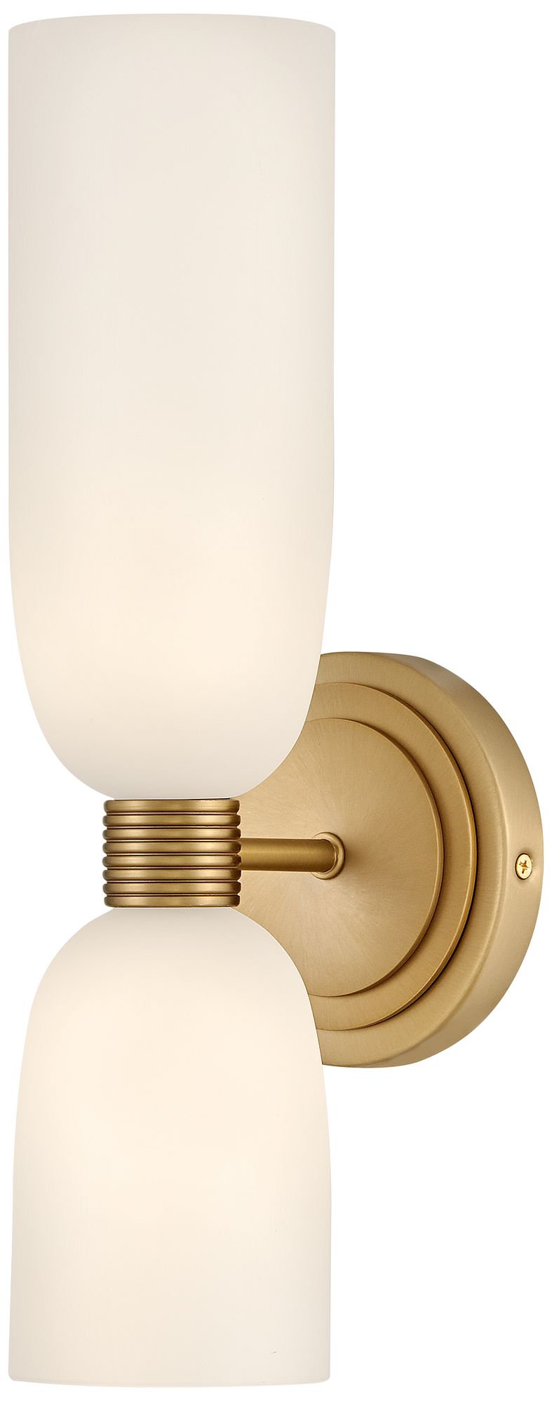 Tallulah 14 3/4"H Lacquered Brass 2-Light LED Wall Sconce