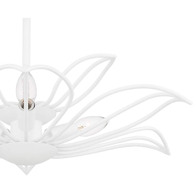 Image 5 Tallulah 3-Light Sand White Semi-Flush Mount more views