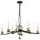 Tallulah 38" Wide Natural Rust 8-Light Chandelier