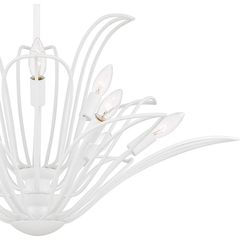 Image 5 Tallulah 9-Light Sand White Chandelier more views