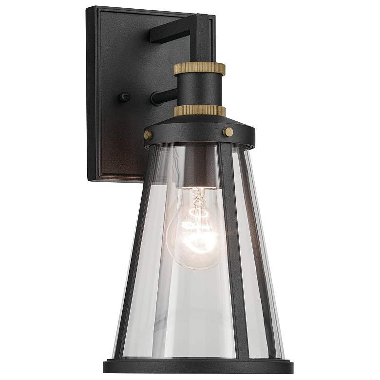 Image 1 Talman Outdoor Wall 1Lt Textured Black