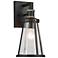 Talman Outdoor Wall 1Lt Textured Black