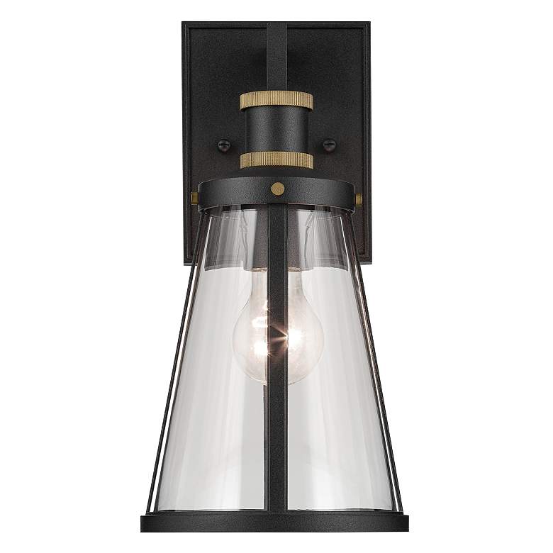 Image 3 Talman Outdoor Wall 1Lt Textured Black more views