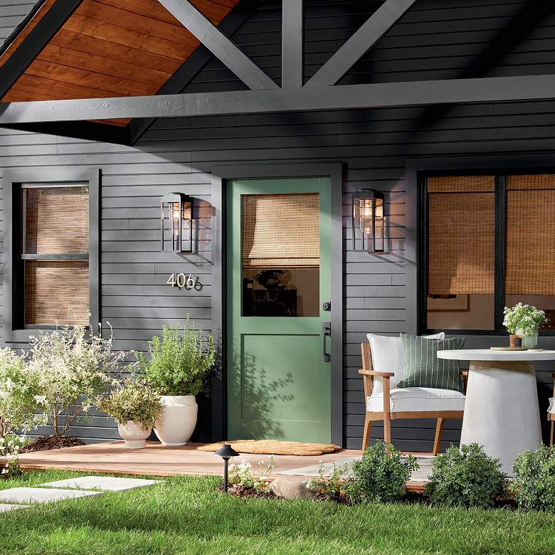 Image 7 Talman Outdoor Wall 1Lt Textured Black more views