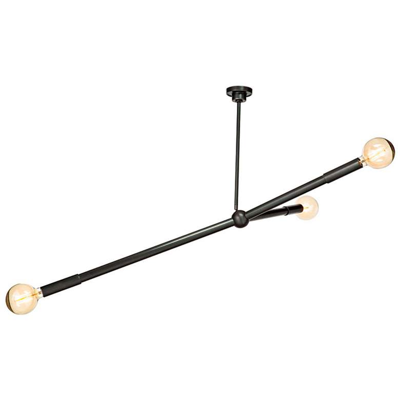 Image 1 Talon 51 1/4" Wide Oil-Rubbed Bronze 3-Light Chandelier