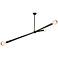 Talon 51 1/4" Wide Oil-Rubbed Bronze 3-Light Chandelier