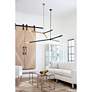2_Talon 51 1/4" Wide Oil-Rubbed Bronze 3-Light Chandelier more views