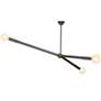 4_Talon 51 1/4" Wide Oil-Rubbed Bronze 3-Light Chandelier more views