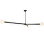 5_Talon 51 1/4" Wide Oil-Rubbed Bronze 3-Light Chandelier more views