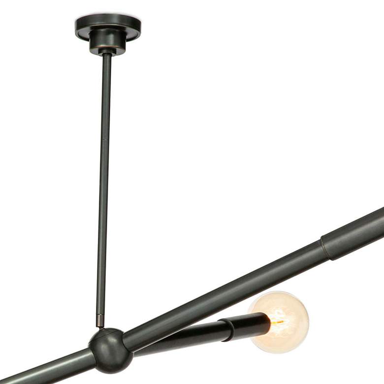 Image 6 Talon 51 1/4" Wide Oil-Rubbed Bronze 3-Light Chandelier more views