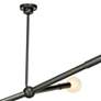 6_Talon 51 1/4" Wide Oil-Rubbed Bronze 3-Light Chandelier more views