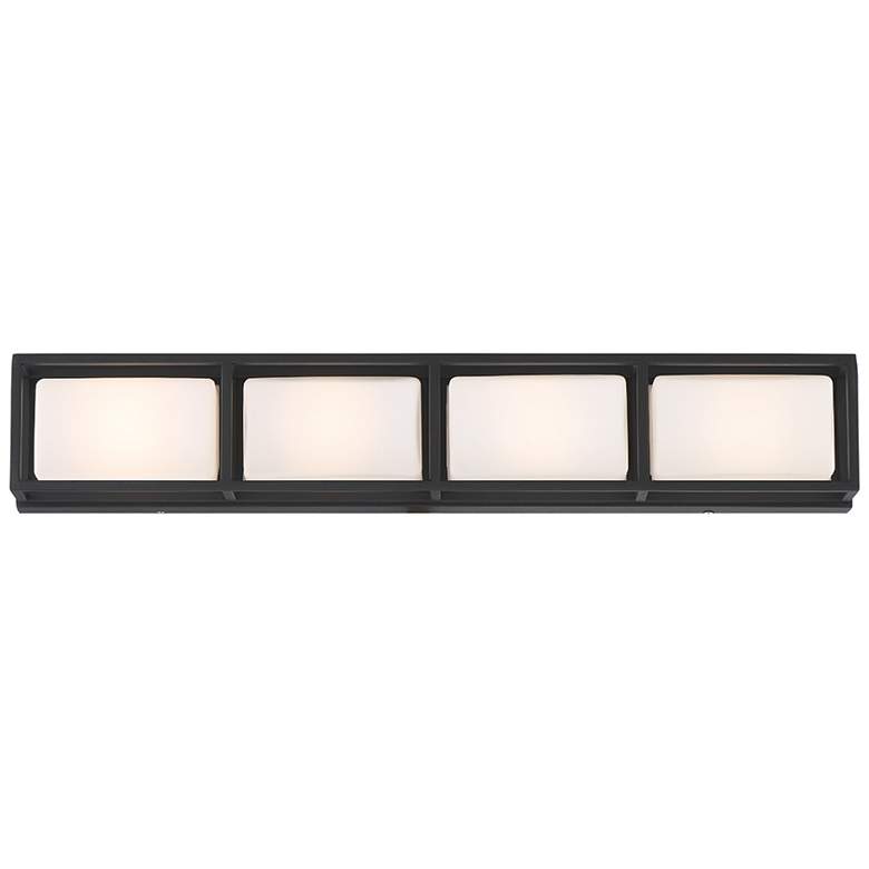 Image 1 Tamar 4.75 In. x 26.25 In. 4 Light Wall Sconce in Black