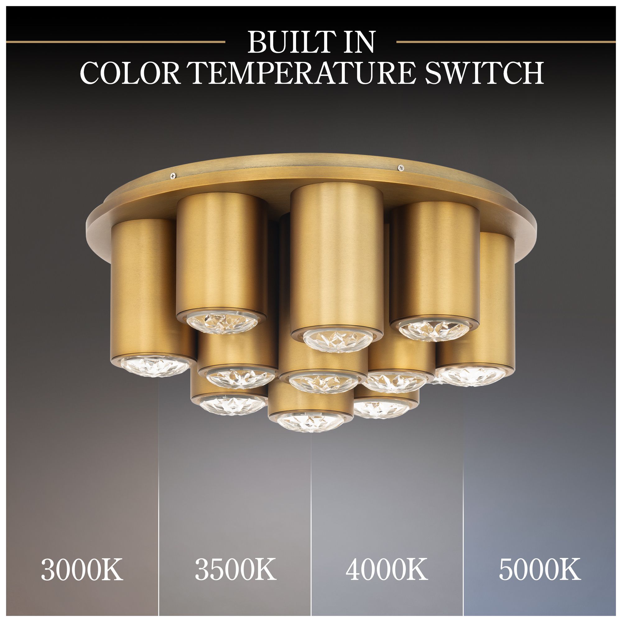 Image 5 Tamara 14 Light LED Flush Mount more views