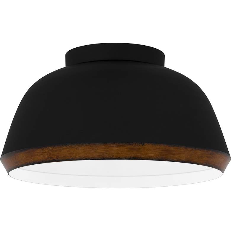 Image 4 Tamara 3-Light Matte Black Flush Mount Light more views