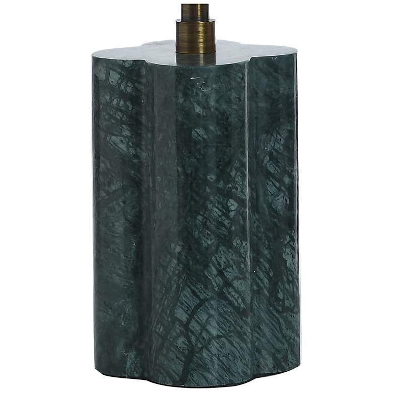 Image 4 Tamara Day Amabel 13" High Green Marble Table Lamp With White Shade more views