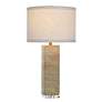 3_Tamara Day Augustus 30" High Travertine Beige Table Lamp With Tan Shade more views