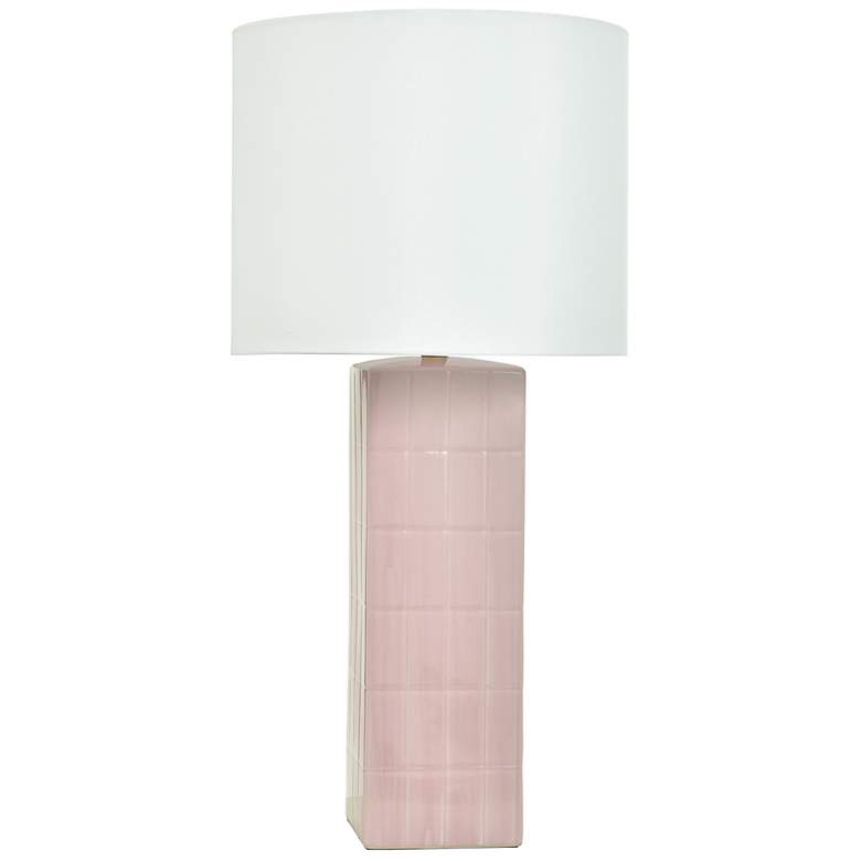 Image 2 Tamara Day Augustus 32" High Pink Peony Table Lamp With Off-White Shade