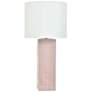 2_Tamara Day Augustus 32" High Pink Peony Table Lamp With Off-White Shade