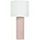Tamara Day Augustus 32" High Pink Peony Table Lamp With Off-White Shade