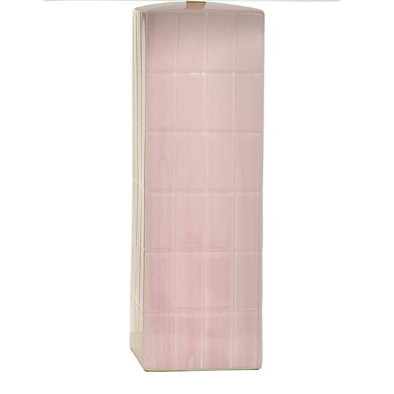 Image 3 Tamara Day Augustus 32" High Pink Peony Table Lamp With Off-White Shade more views