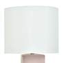 4_Tamara Day Augustus 32" High Pink Peony Table Lamp With Off-White Shade more views