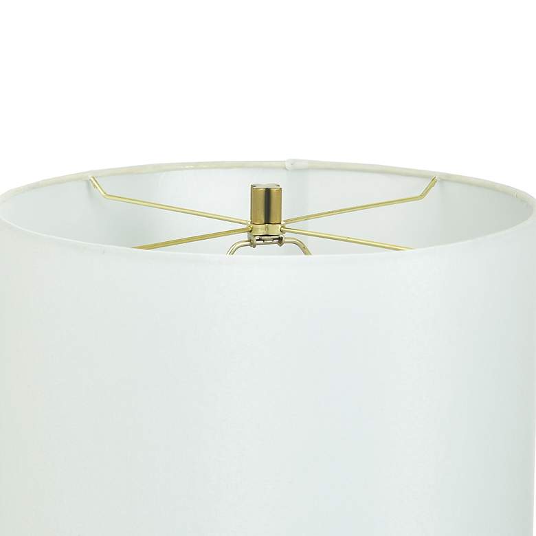 Image 5 Tamara Day Augustus 32" High Pink Peony Table Lamp With Off-White Shade more views