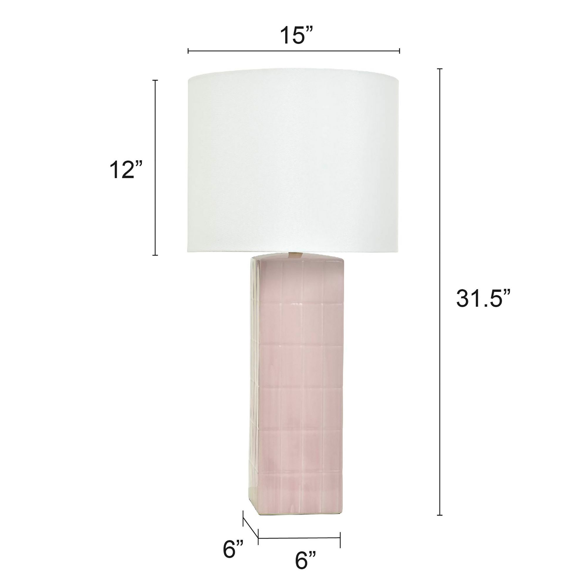 Image 7 Tamara Day Augustus 32" High Pink Peony Table Lamp With Off-White Shade more views