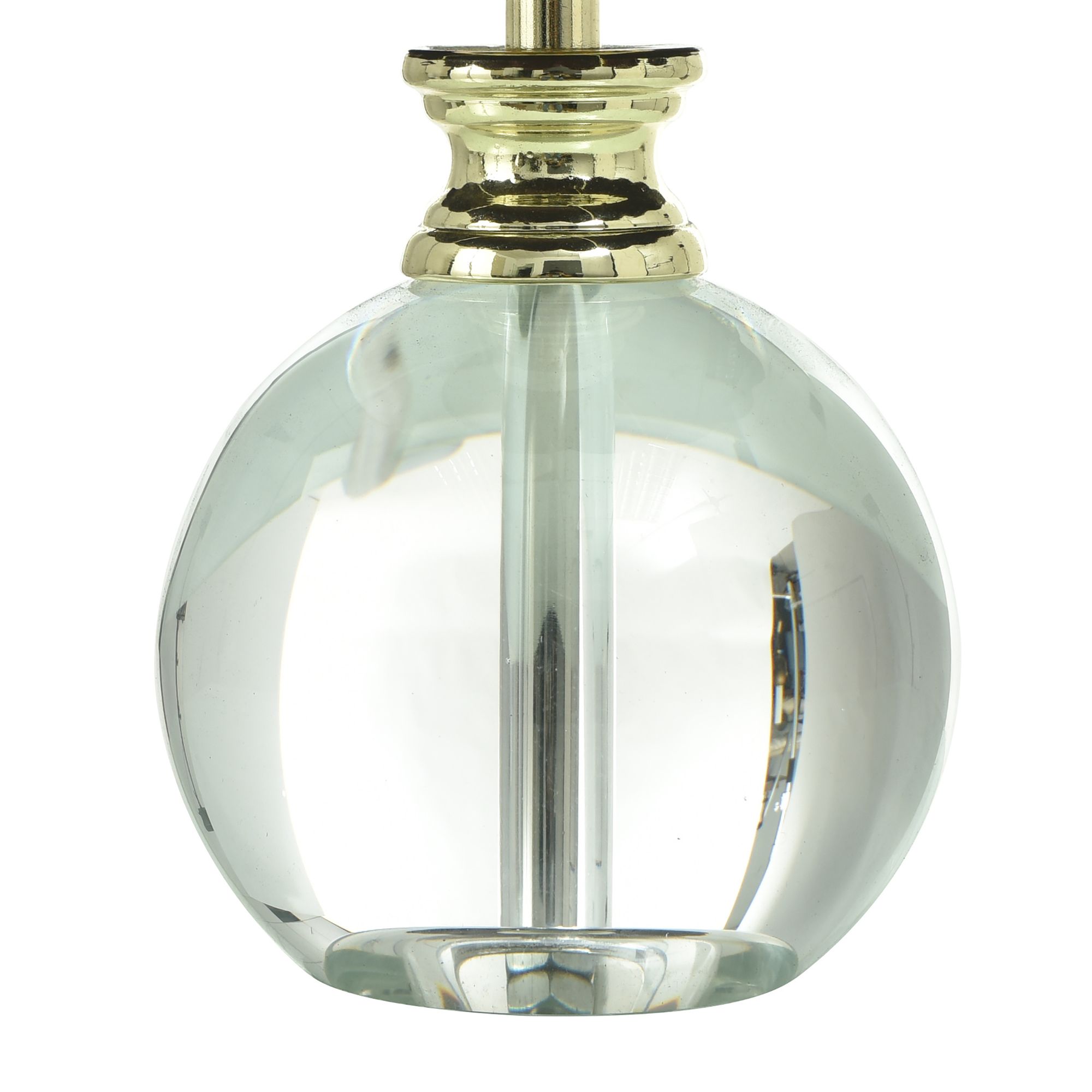 Image 4 Tamara Day Beatrice 14"H Crystal & Gold Table Lamp With Burgundy Shade more views