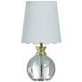 1_Tamara Day Beatrice 14"H Crystal & Gold Table Lamp With Off-White Shade
