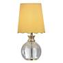 2_Tamara Day Beatrice Crystal & Polished Nickel Table Lamp With Yellow Shade more views