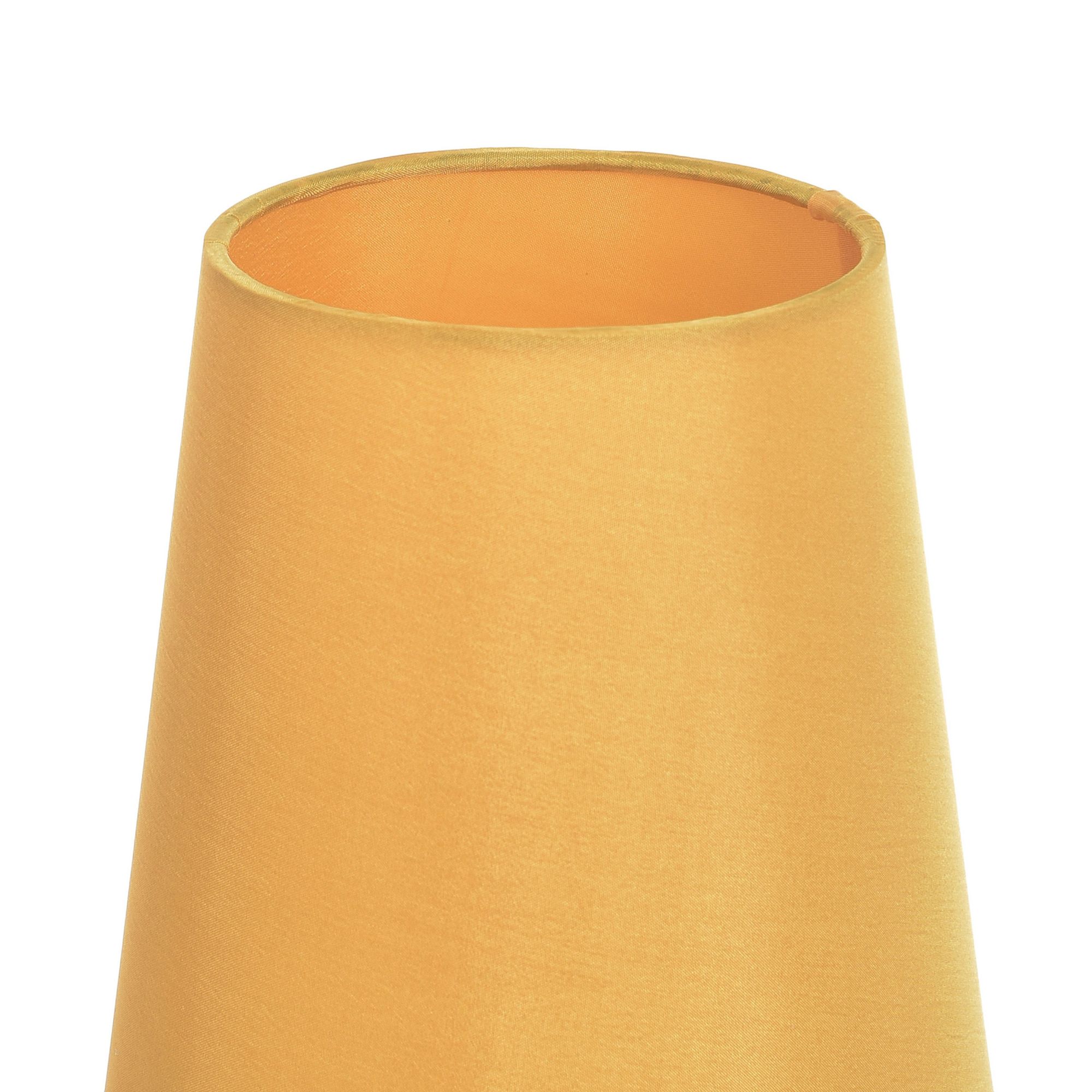 Image 6 Tamara Day Beatrice Crystal & Polished Nickel Table Lamp With Yellow Shade more views