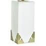 4_Tamara Day Caspian 30"H Brass & White Table Lamp With Off-White Shade more views