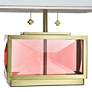 4_Tamara Day Celeste 21"H Blush & Brass Crystal Table Lamp w/ Off-White Shade more views