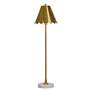 2_Tamara Day Daphne 36"H White Marble Table Lamp With Brass Shade more views