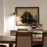 3_Tamara Day Daphne 36"H White Marble Table Lamp With Brass Shade more views