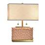 3_Tamara Day Edmund 21" High Pearl Blush Table Lamp With Off-White Shade more views