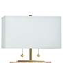 5_Tamara Day Edmund 21" High Pearl Blush Table Lamp With Off-White Shade more views