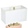 6_Tamara Day Edmund 21" High Pearl Blush Table Lamp With Off-White Shade more views