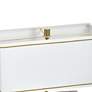 6_Tamara Day Eleanora 17" High Hammered Steel Table Lamp With Off-White Shade more views