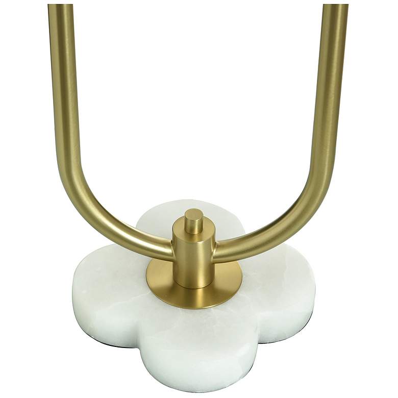 Image 4 Tamara Day Eloise 36"H Brass & White Table Lamp With Seeded Globes more views