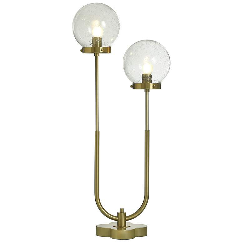 Image 3 Tamara Day Eloise 36"H Polished Brass Table Lamp With Seeded Globes more views