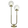 3_Tamara Day Eloise 36"H Polished Brass Table Lamp With Seeded Globes more views