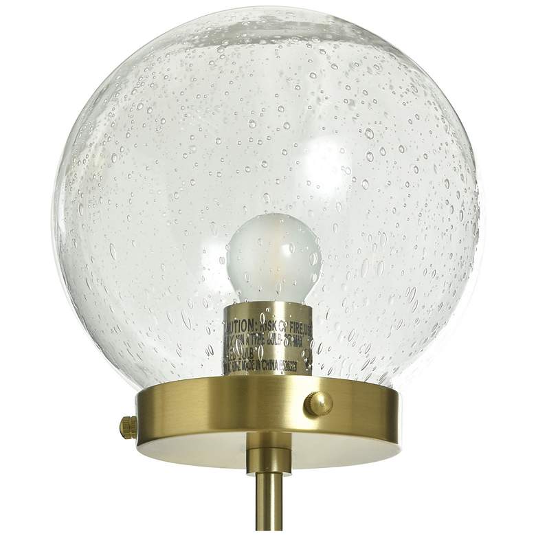 Image 5 Tamara Day Eloise 36"H Polished Brass Table Lamp With Seeded Globes more views