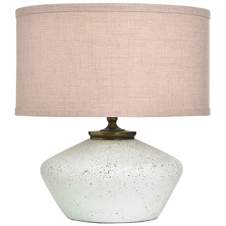 Image 2 Tamara Day Gwendolyn 18"H White & Gold Table Lamp With Textured Pink Shade