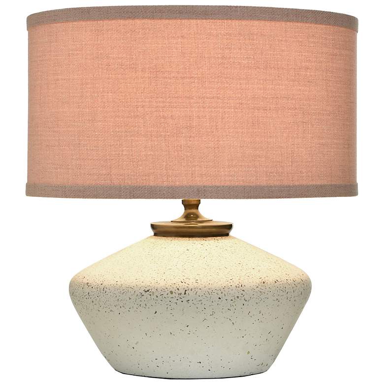 Image 3 Tamara Day Gwendolyn 18"H White & Gold Table Lamp With Textured Pink Shade more views