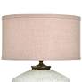 5_Tamara Day Gwendolyn 18"H White & Gold Table Lamp With Textured Pink Shade more views
