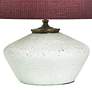 4_Tamara Day Gwendolyn 18" High White & Gold Table Lamp With Burgundy Shade more views