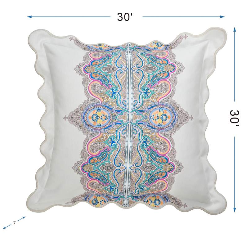 Image 7 Tamara Day Heather 30" x 30" Down Fill Pillow more views