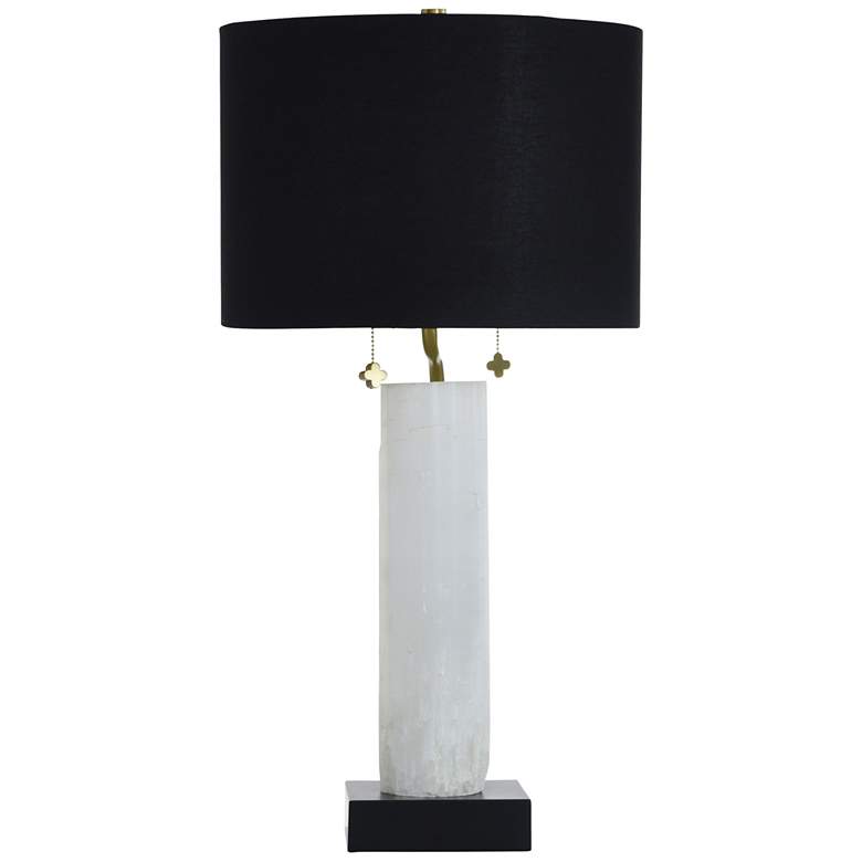 Image 1 Tamara Day Jasper 32" High Black & White Table Lamp With Black Shade